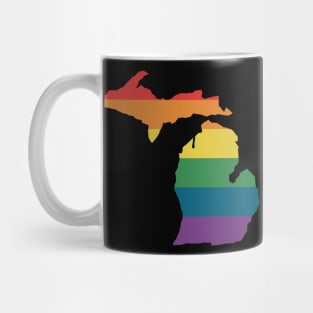 Michigan State Rainbow Mug